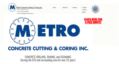 Desktop Screenshot of metrocutting.ca